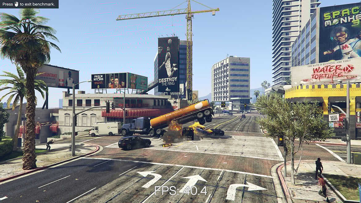 GTA V PC Performance, 4K And 3 GeForces