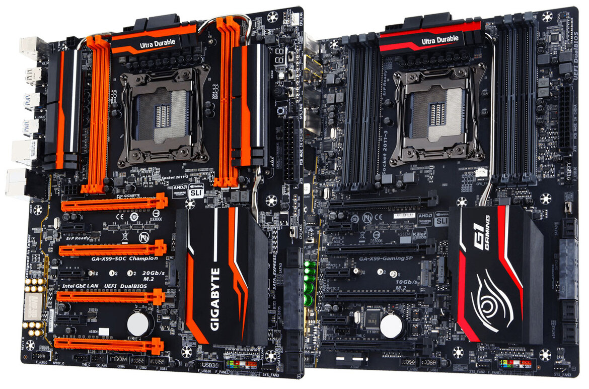 Gigabyte X99-SOC Champion & X99 Gaming 5P Haswell E Motherboards Reviewed