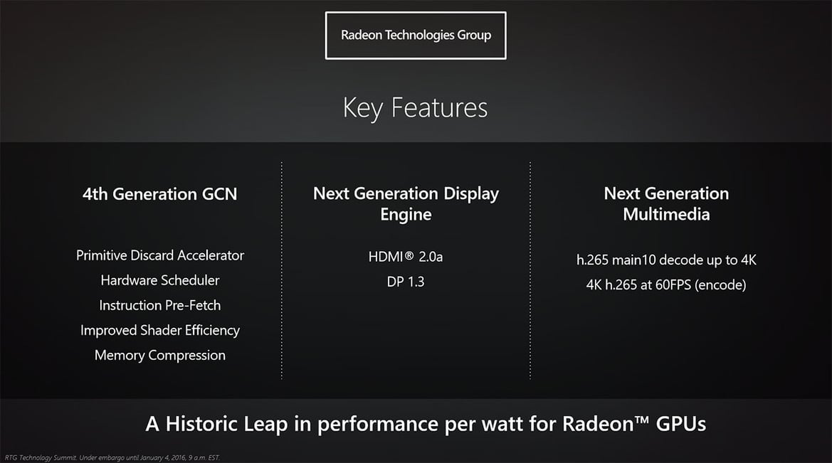 AMD RTG Reveals Next-Gen Polaris GPU Architecture Designed For FinFET