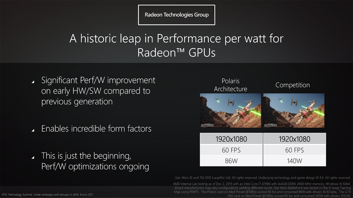 AMD RTG Reveals Next-Gen Polaris GPU Architecture Designed For FinFET