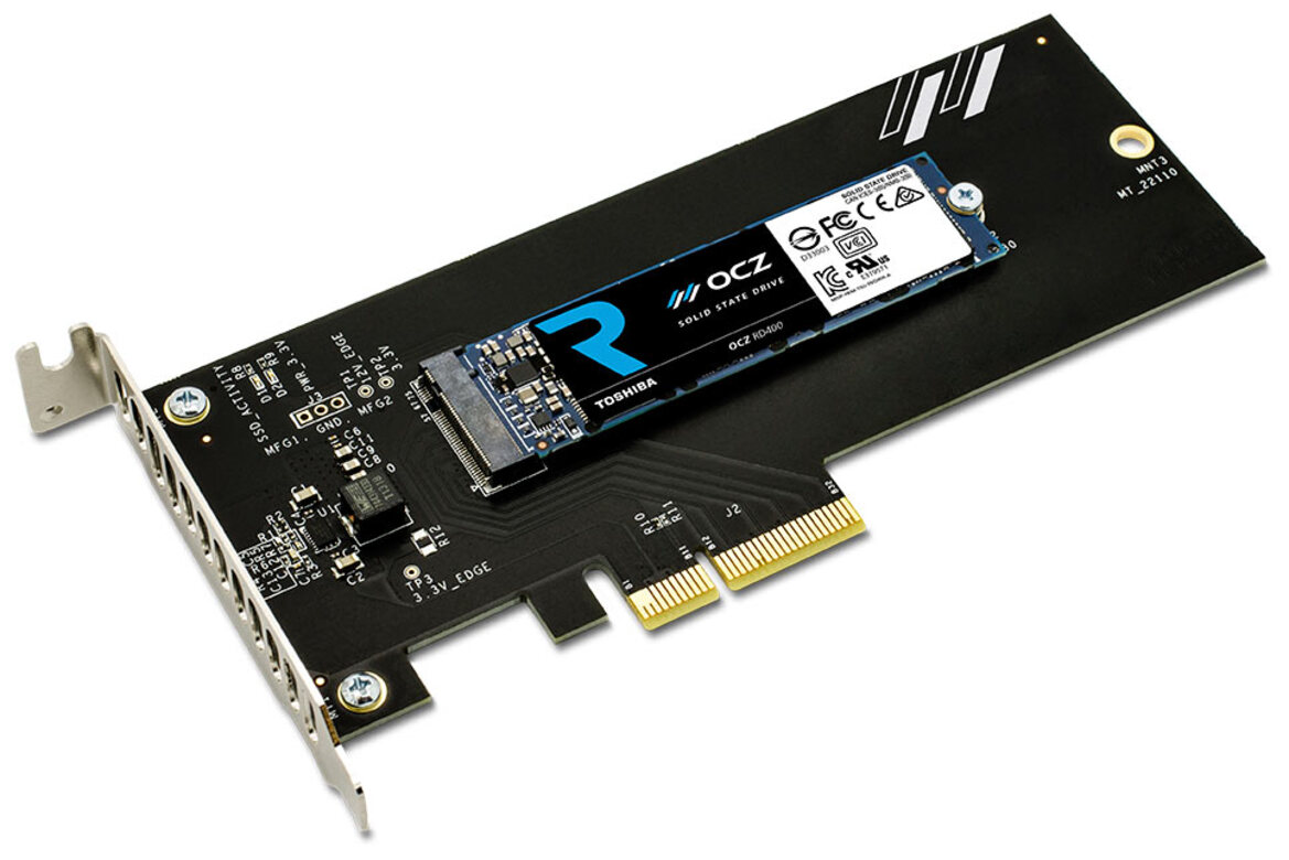 Toshiba OCZ RD400 Series High-Performance NVMe SSD Review
