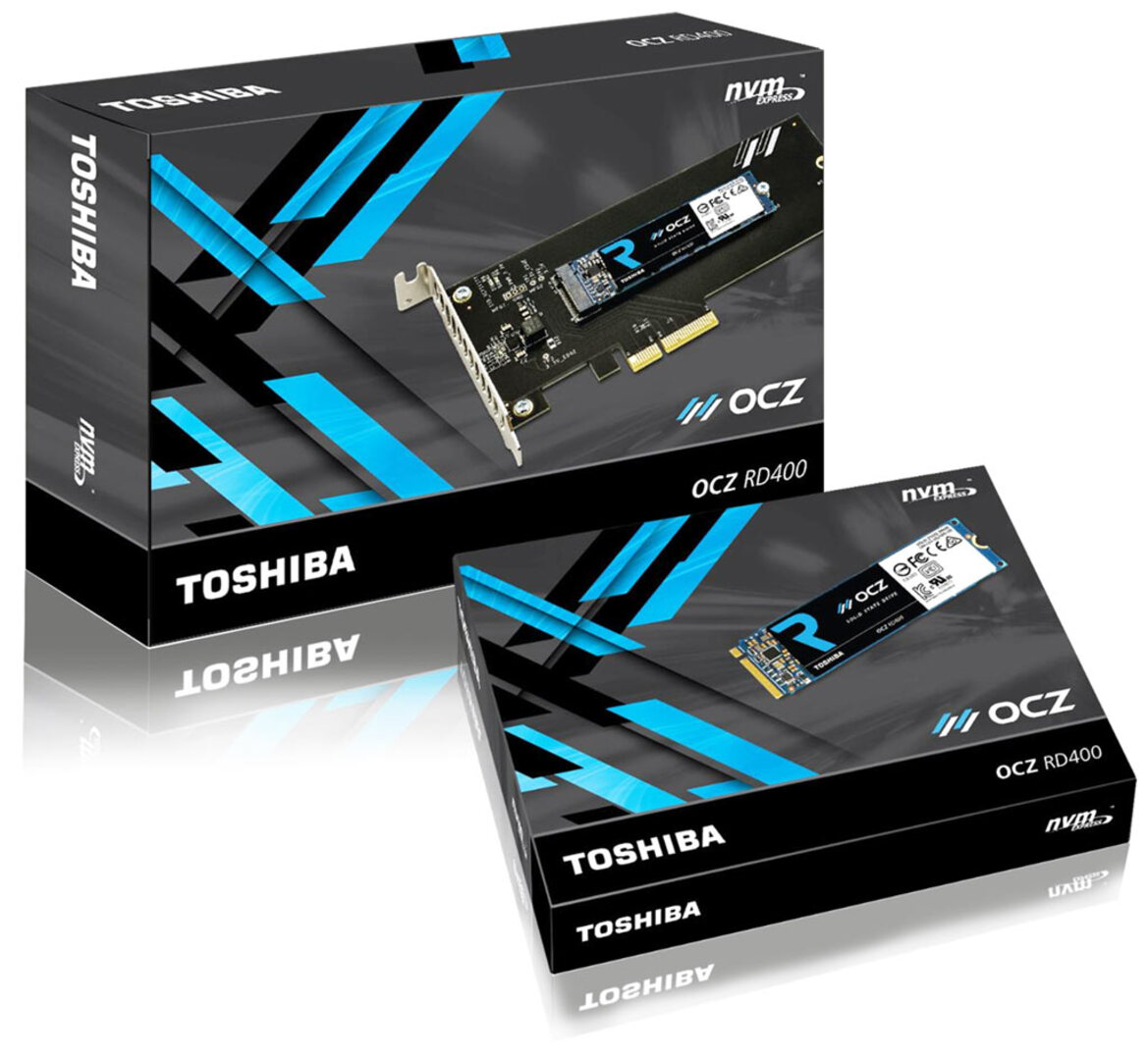 Toshiba OCZ RD400 Series High-Performance NVMe SSD Review