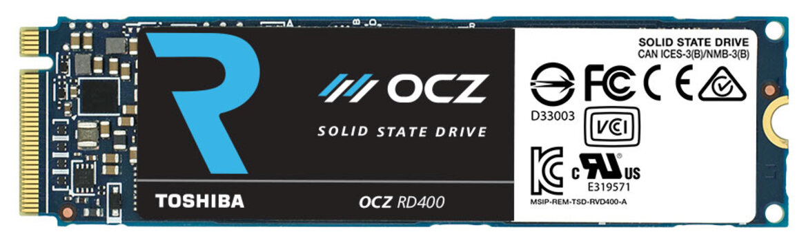 Toshiba OCZ RD400 Series High-Performance NVMe SSD Review