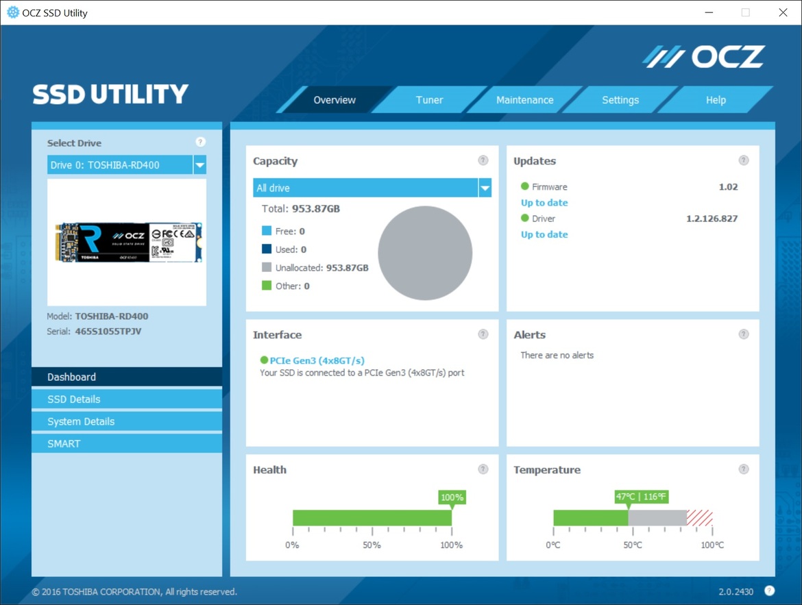 Toshiba OCZ RD400 Series High-Performance NVMe SSD Review