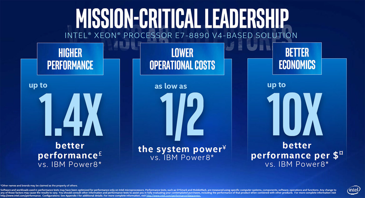 Intel Announces Xeon E7 v4 Processors For Mission-Critical Computing And The Cloud