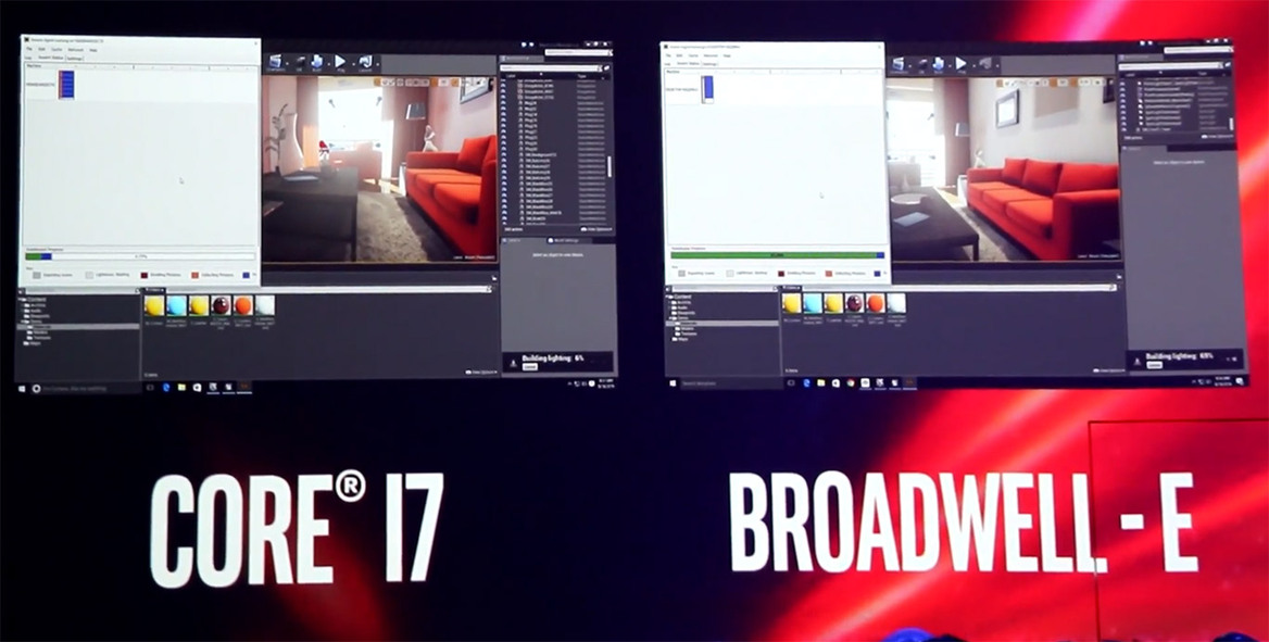 Intel Demos Kaby Lake Running Overwatch And Unreal Engine VR Editing On Broadwell-E At IDF