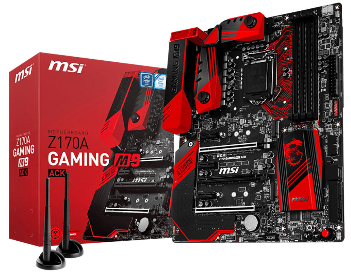 MSI Z170A Gaming M9 ACK Motherboard Review: Sharp Dressed, Feature Packed 