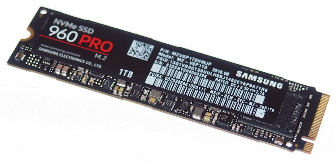 Samsung SSD 960 Pro NVMe M.2 Review: Blazing Fast, Solid State Storage