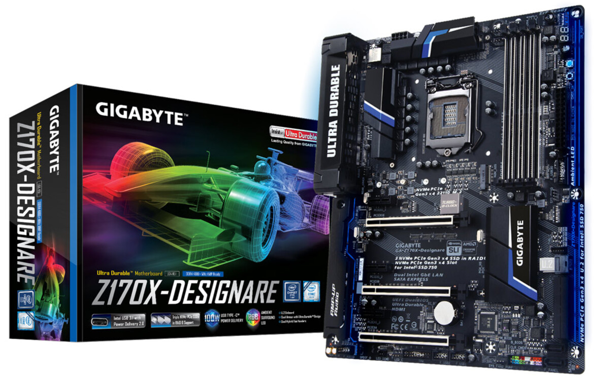 Gigabyte Z170X-Designare Motherboard Review: Affordable, High-Tech, Great Performance