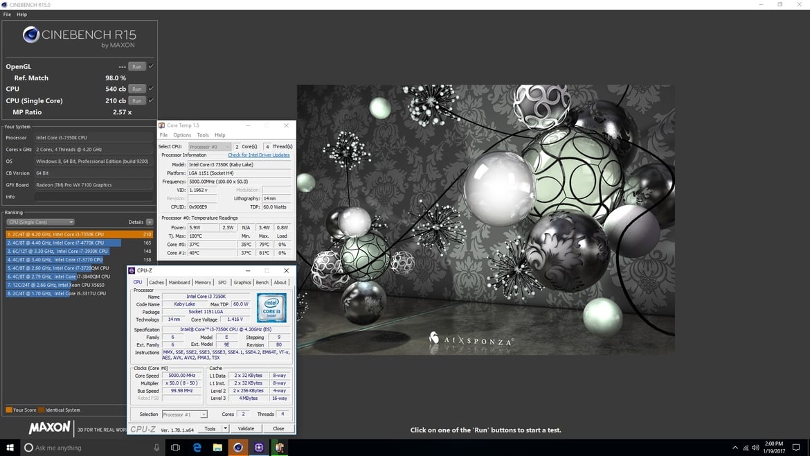 Overclocking Intel Kaby Lake Core i3-7350K