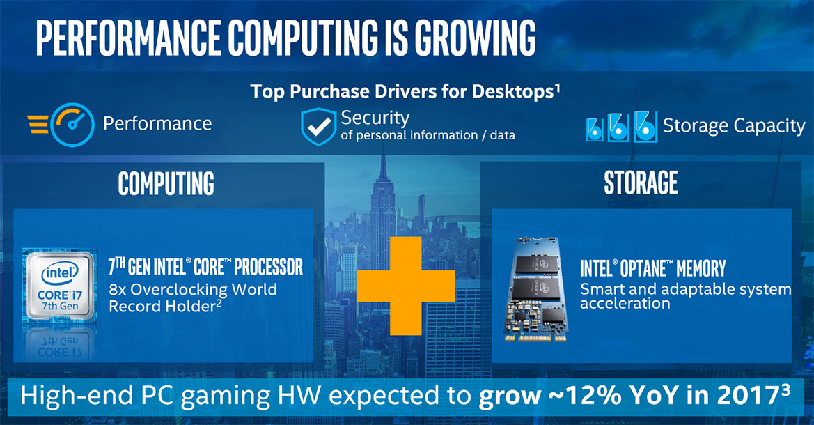 Intel Optane Memory With 3D XPoint Technology Caches Slower Drives For A Performance Boost