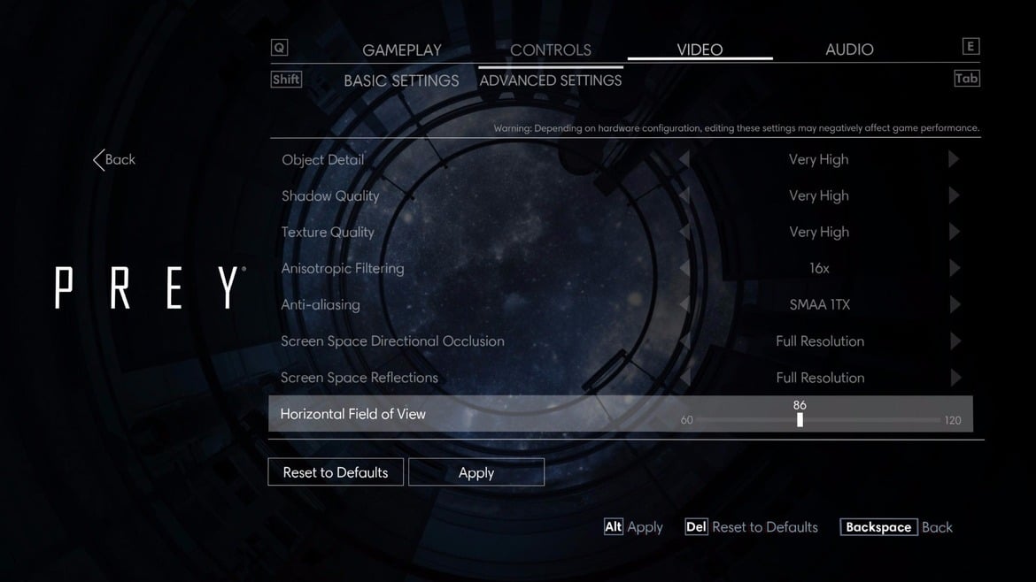 Prey Performance And Optimization Guide With The AMD Radeon RX 580