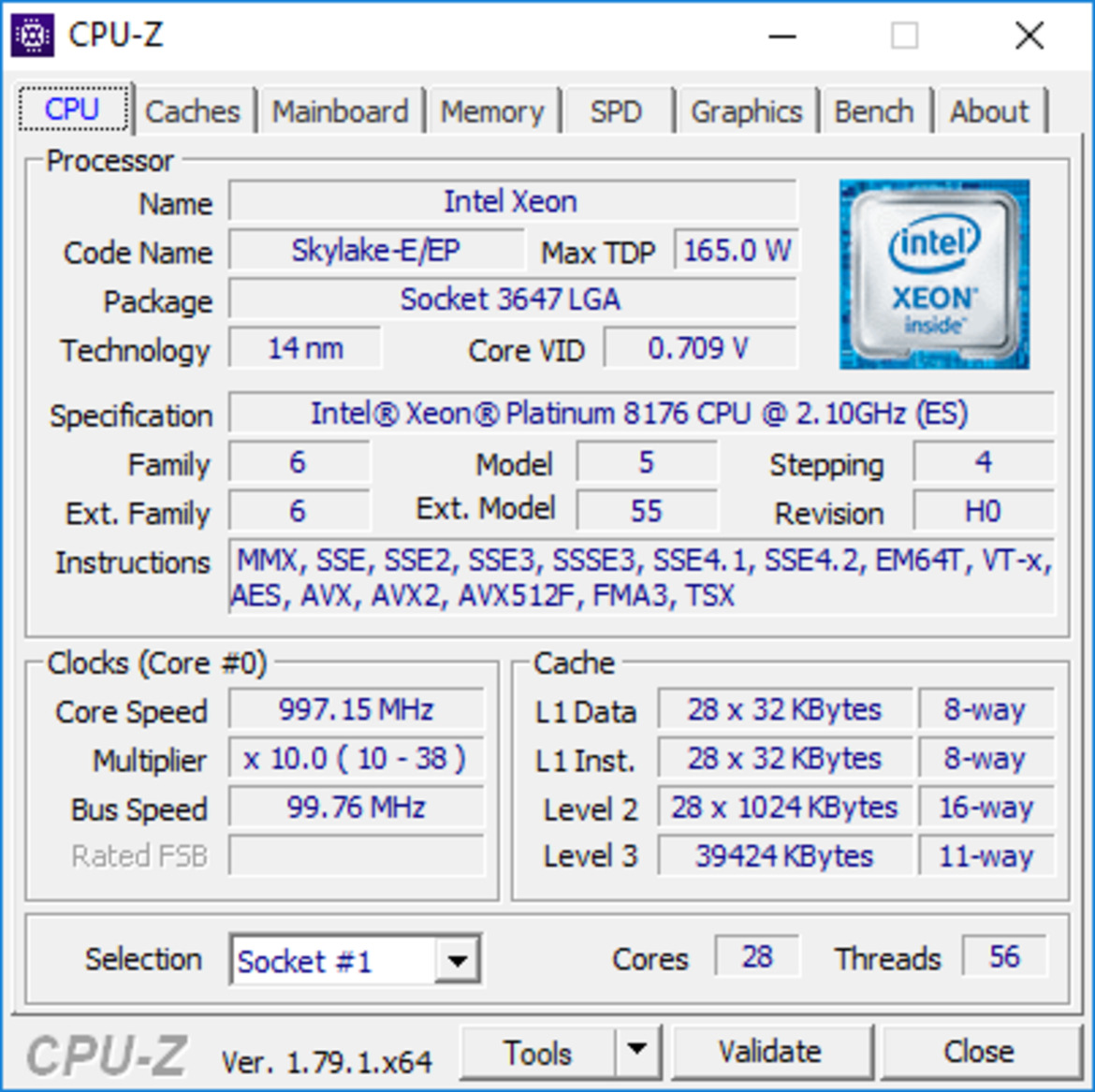 Intel Xeon Scalable Debuts: Dual Xeon Platinum 8176 With 112 Threads Tested