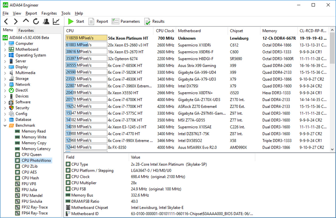 Intel Xeon Scalable Debuts: Dual Xeon Platinum 8176 With 112 Threads Tested