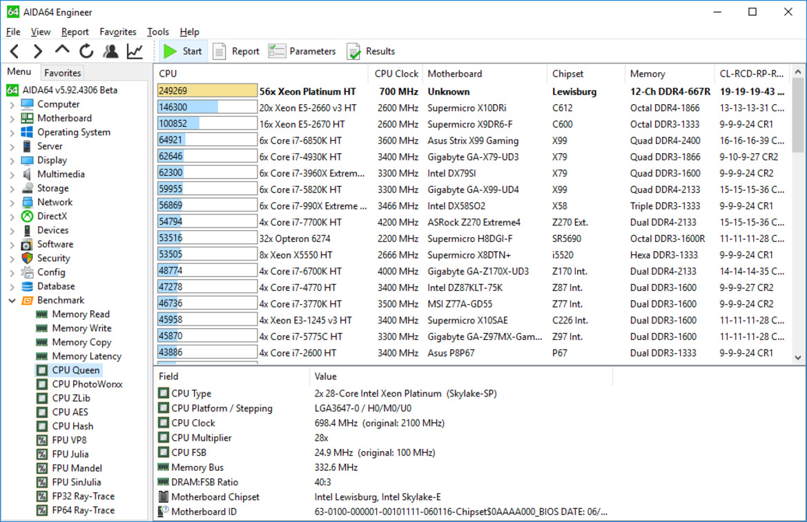 Intel Xeon Scalable Debuts: Dual Xeon Platinum 8176 With 112 Threads Tested