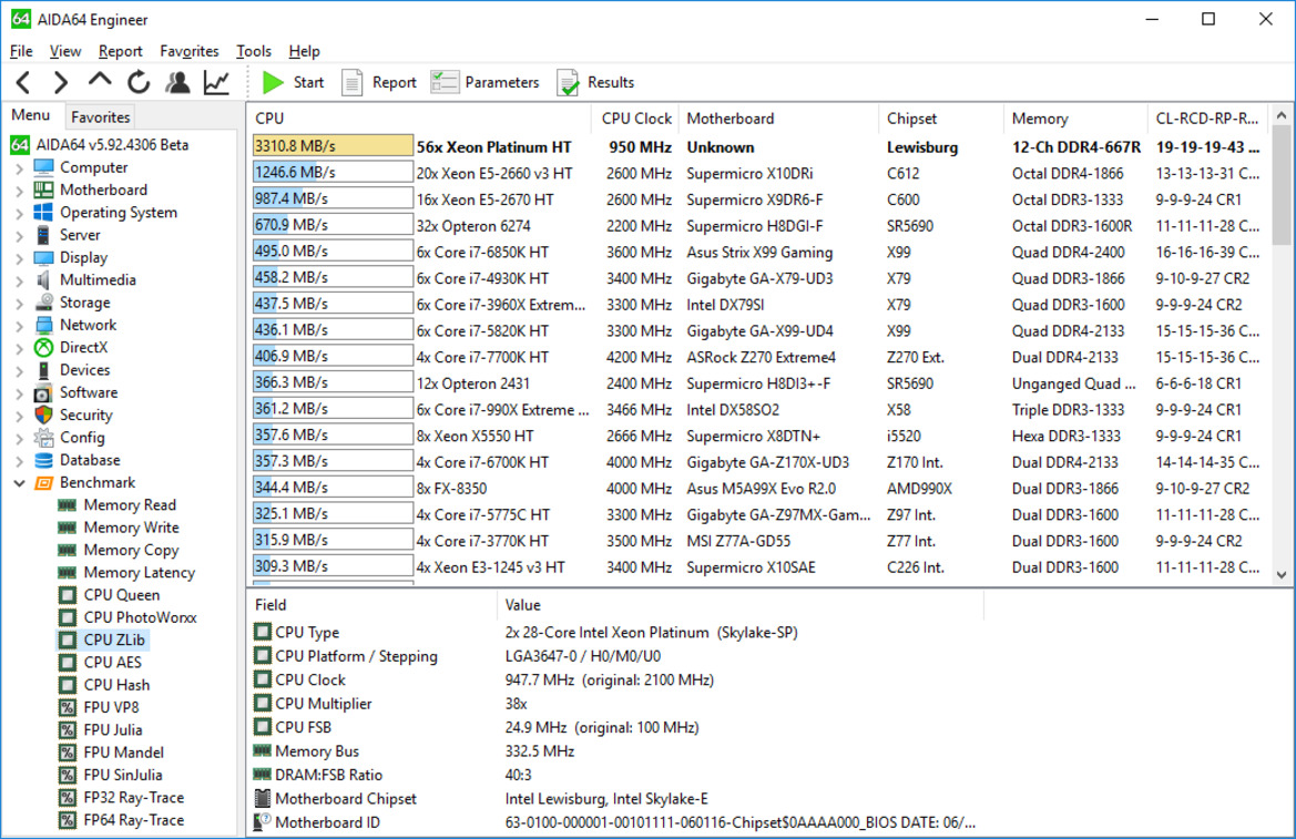 Intel Xeon Scalable Debuts: Dual Xeon Platinum 8176 With 112 Threads Tested