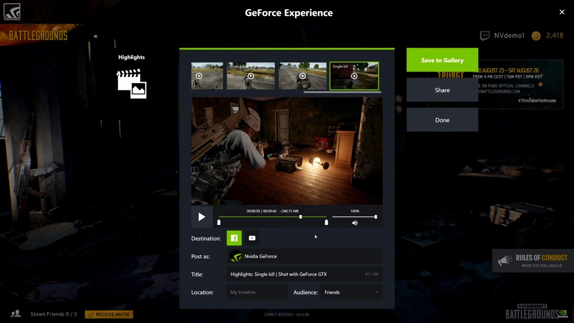 Mastering PUBG With The Help Of NVIDIA ShadowPlay Highlights