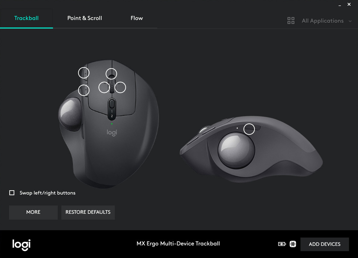 Logitech MX Ergo Wireless Trackball Review: Untethered, Precision Mousing