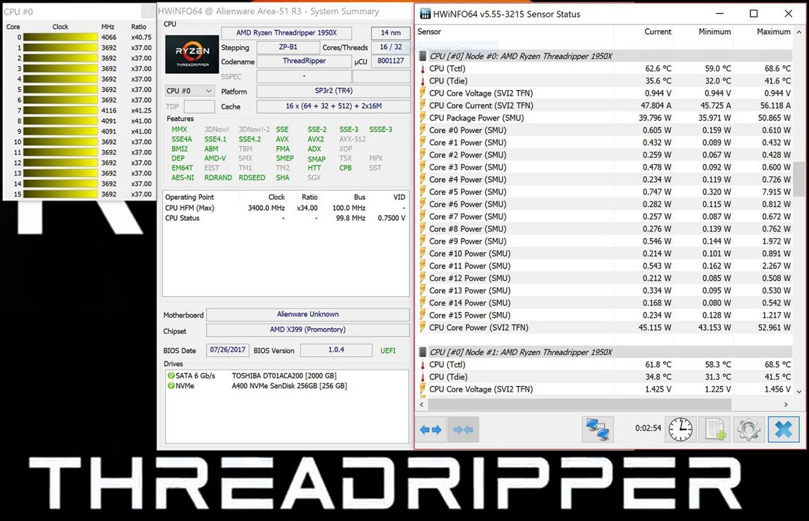 Alienware Area-51 Threadripper Edition Review: Revisiting A Megatasking Beast