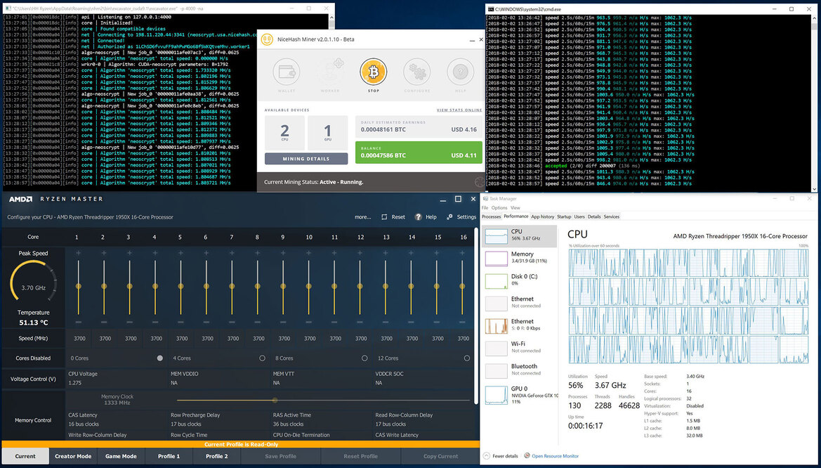 AMD Threadripper Cryptocurrency Mining: How To Pay For A CPU In Just Months