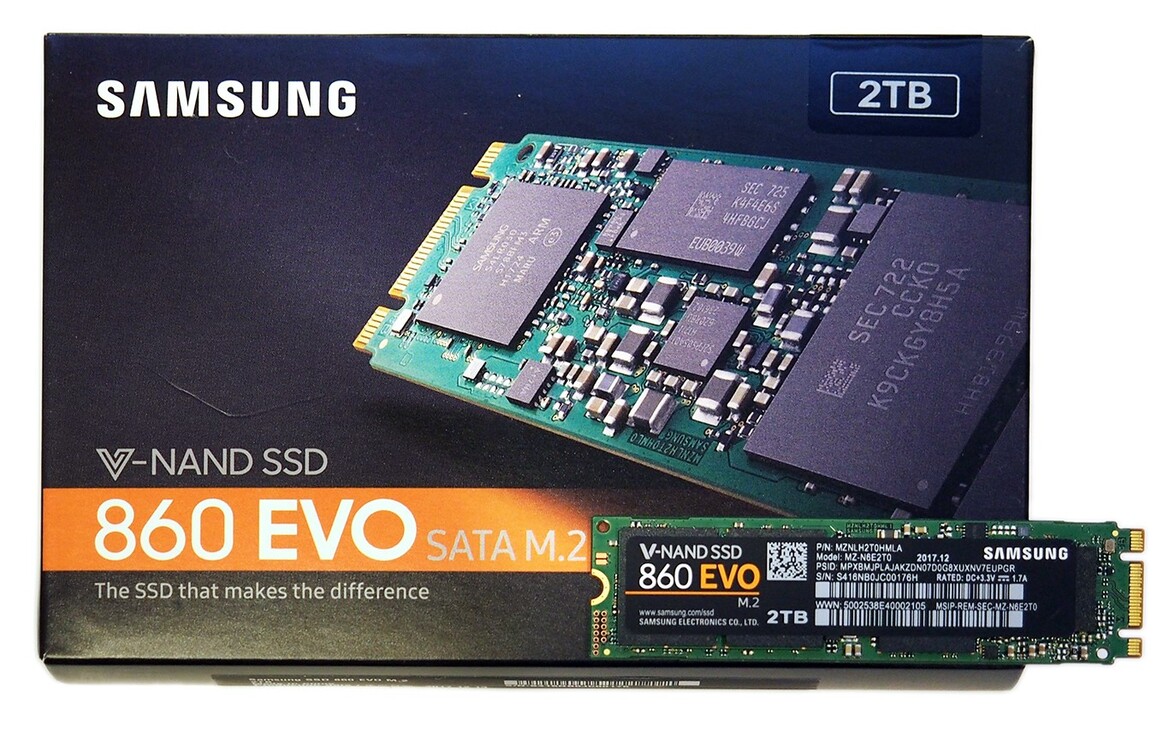 Samsung SSD 860 EVO M.2 SATA Review: Fast, Affordable Solid State Storage