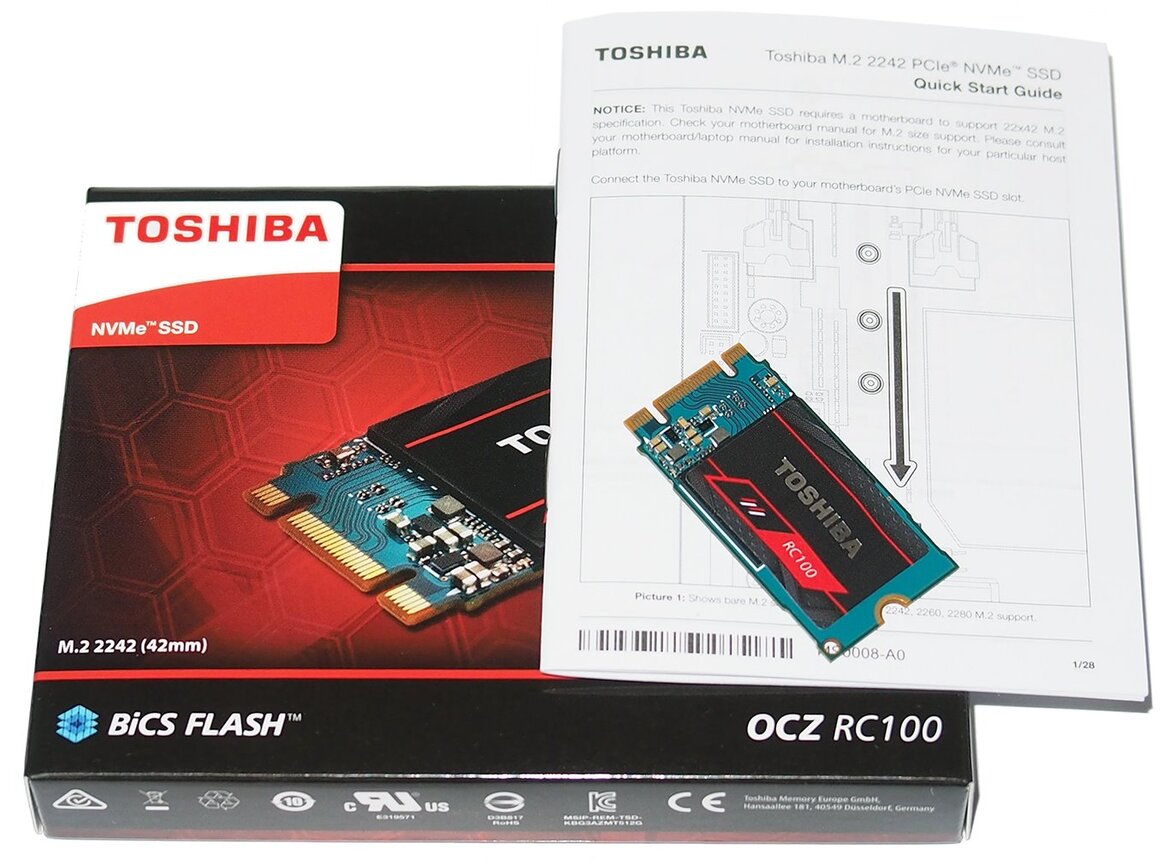 Toshiba OCZ RC100 SSD Review: Tiny, Affordable NVMe Storage
