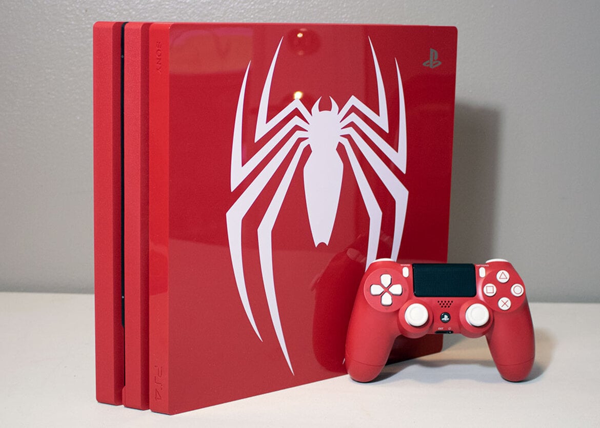 Sony PlayStation 4 Pro 1TB Marvel Spider-Man Limited Edition Console Unboxed