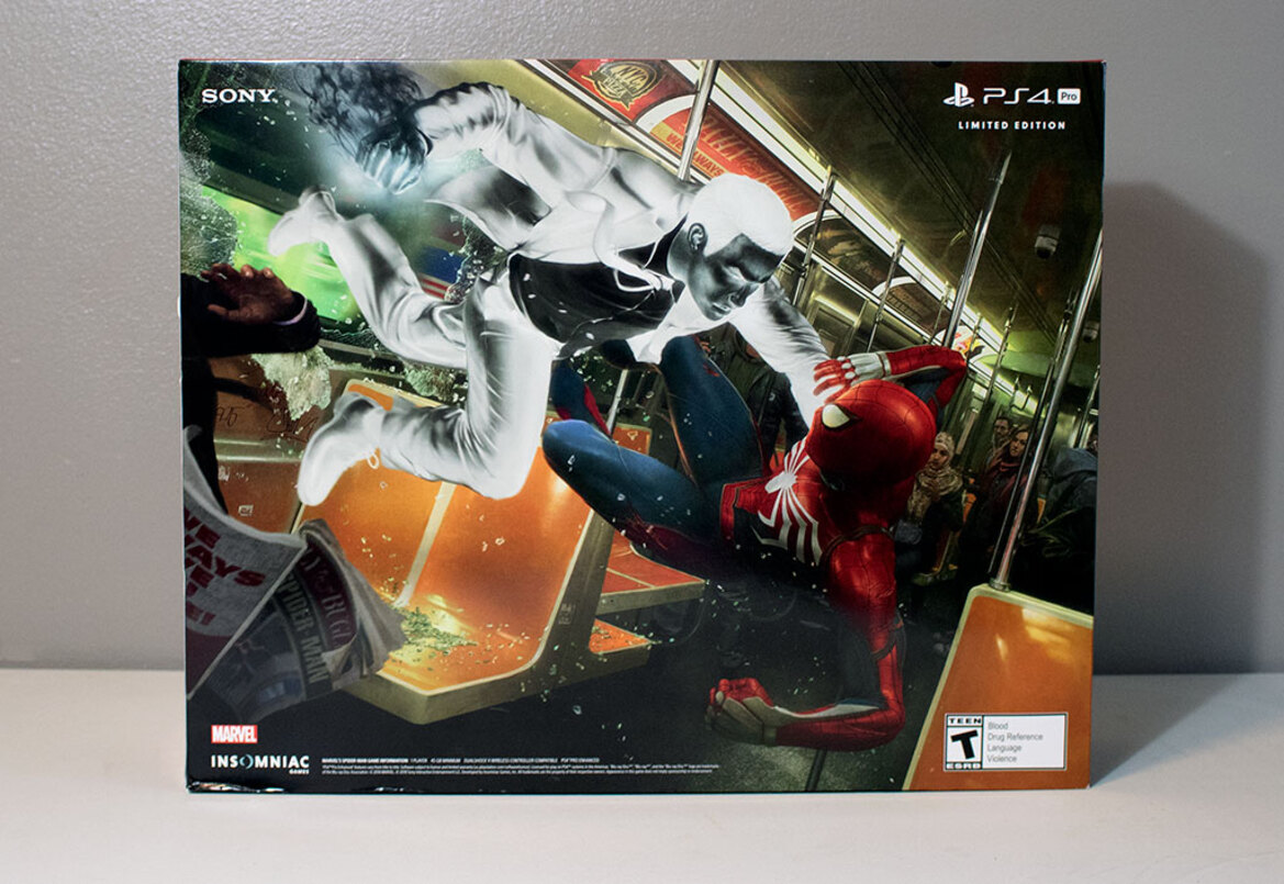 Sony PlayStation 4 Pro 1TB Marvel Spider-Man Limited Edition Console Unboxed