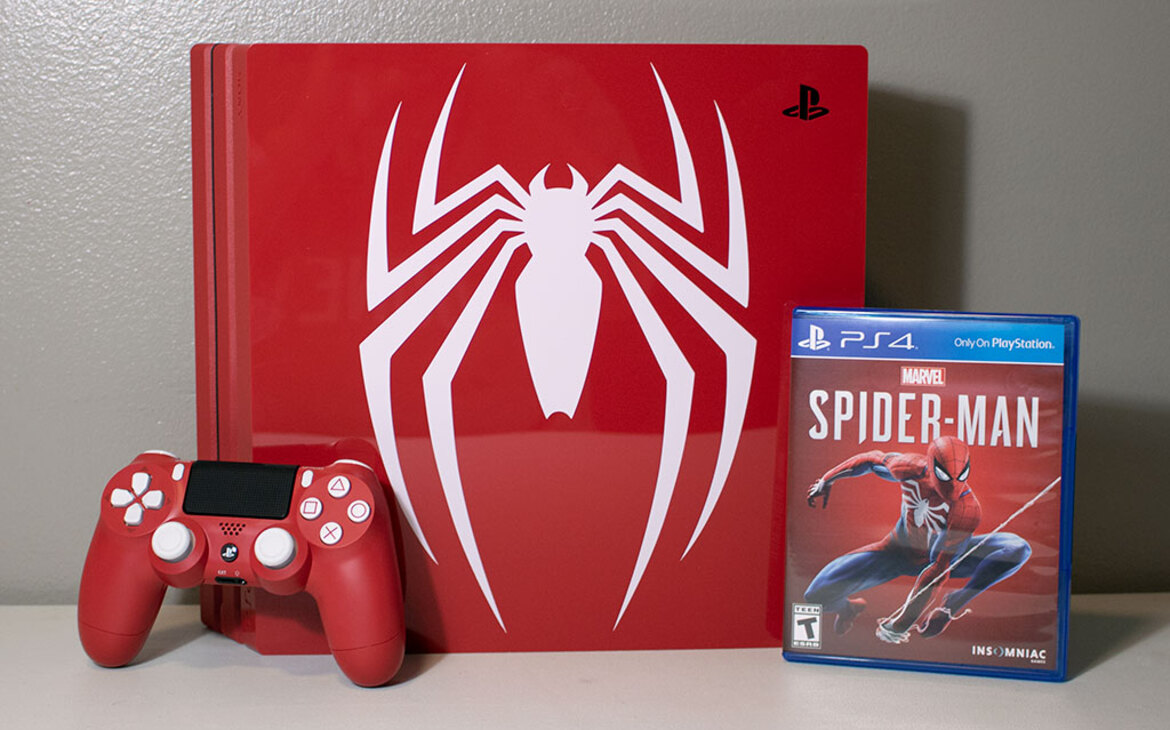 Sony PlayStation 4 Pro 1TB Marvel Spider-Man Limited Edition Console Unboxed