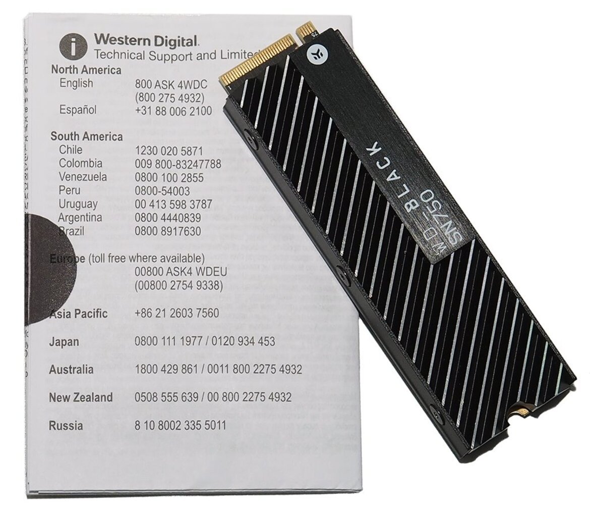 WD Black SN750 NVMe Heatsink SSD Review: Speedy And Cool