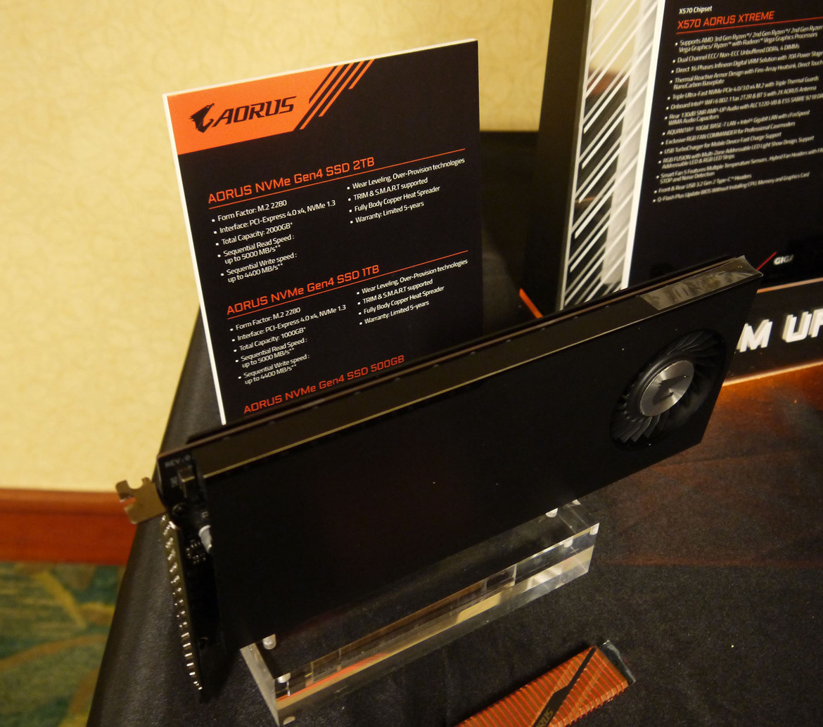 Gigabyte Aorus X570 Motherboard And PCIe 4.0 SSD Preview: Ready To Rock Ryzen 3000