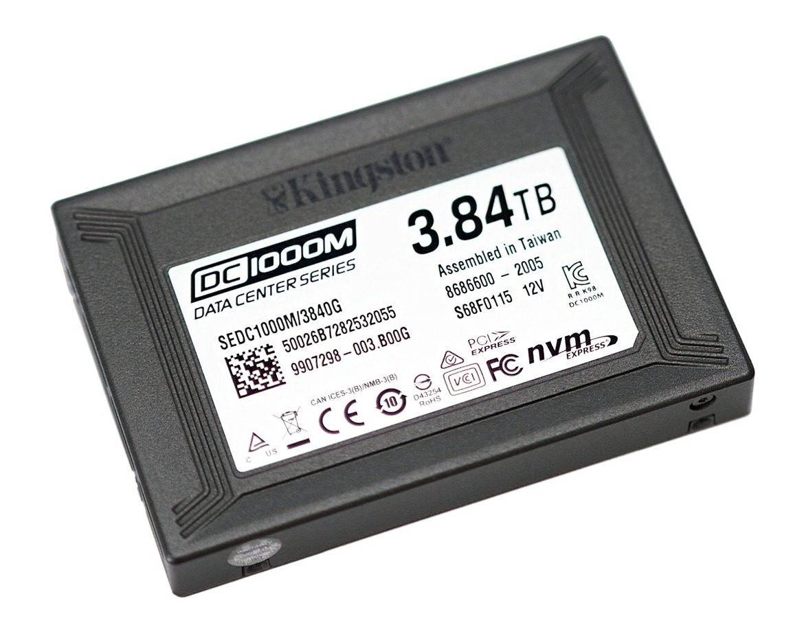 Kingston DC1000M SSD Review: Big, Fast NVMe Storage