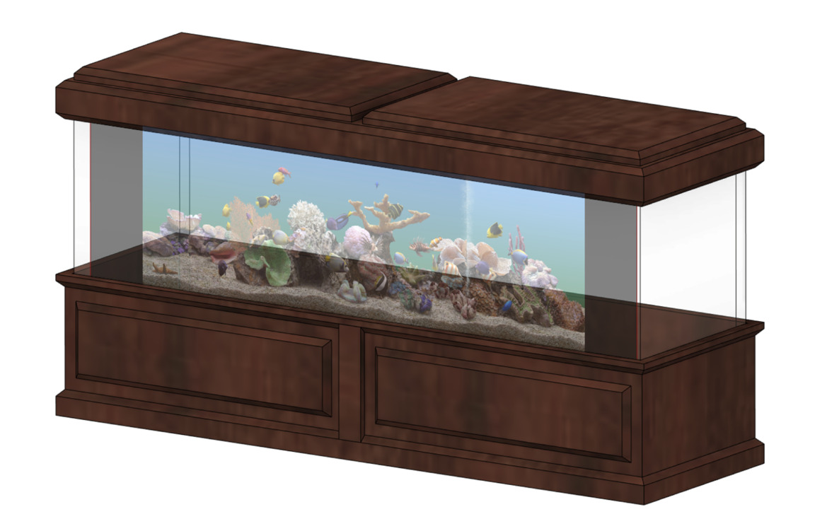 Behold The Sweet Rock Pi X Powered Serene Screen Aquarium And How To Build One