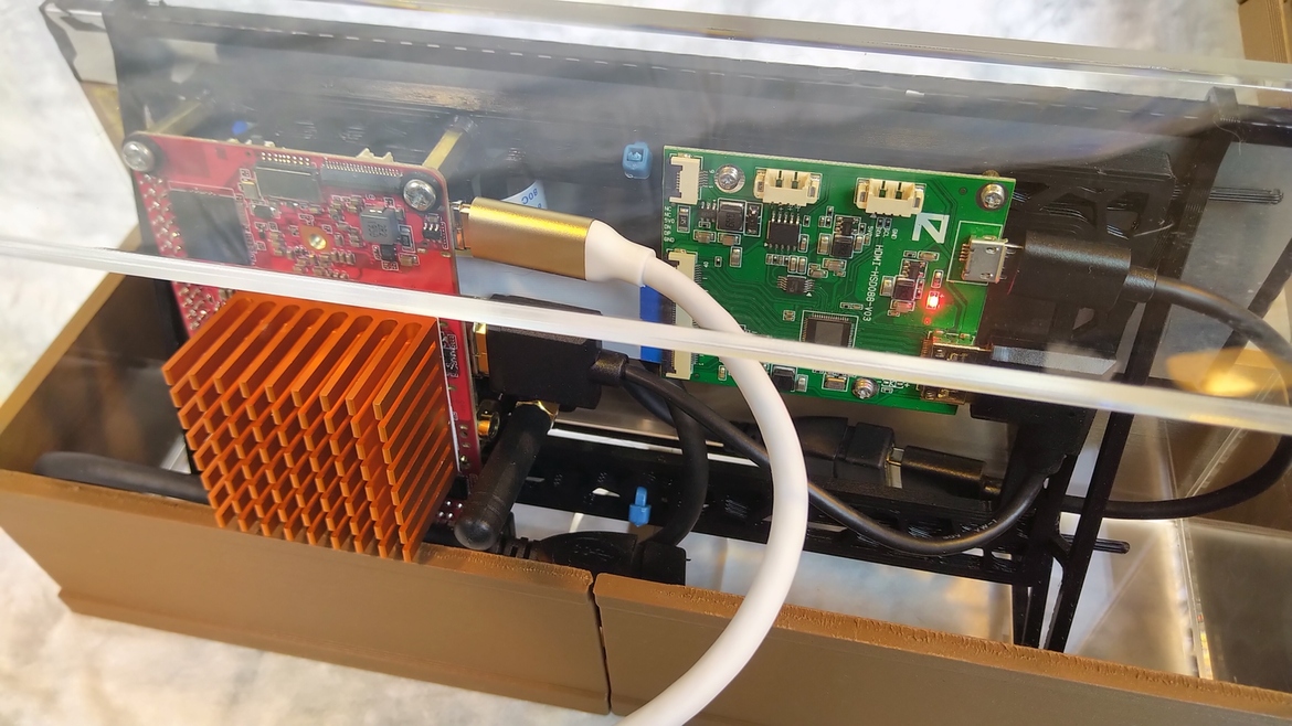 Behold The Sweet Rock Pi X Powered Serene Screen Aquarium And How To Build One