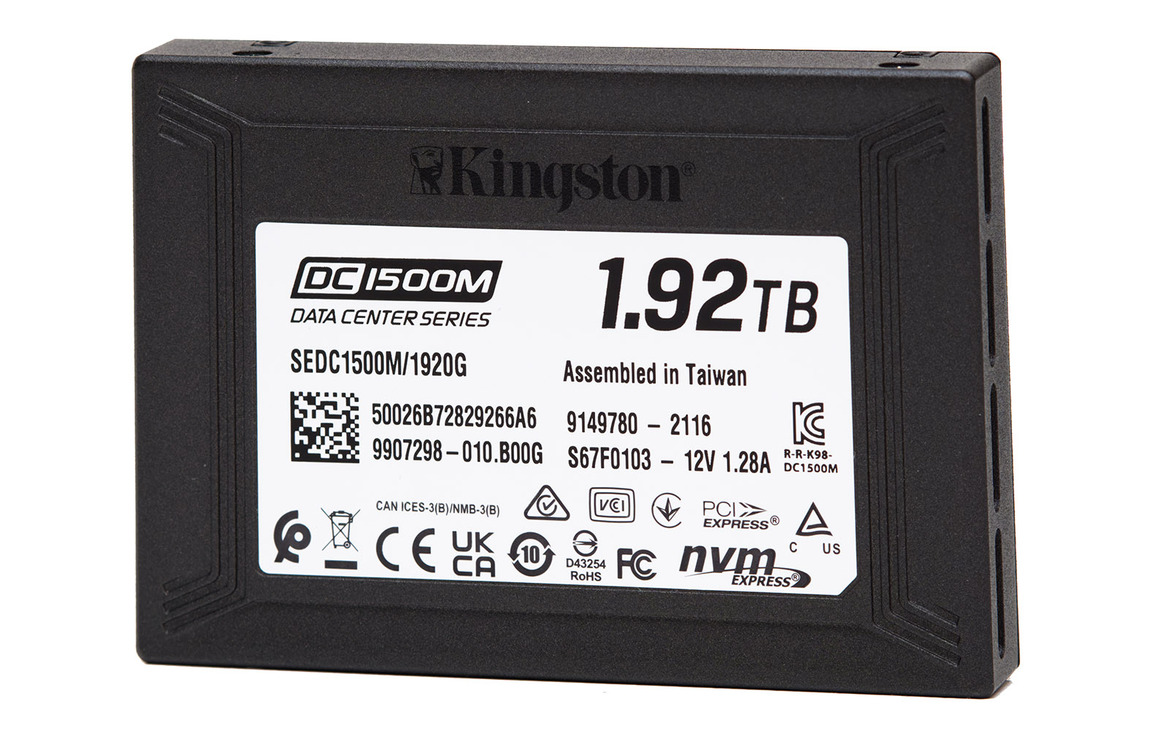 Kingston DC1500M SSD Review: High Endurance NVMe Storage
