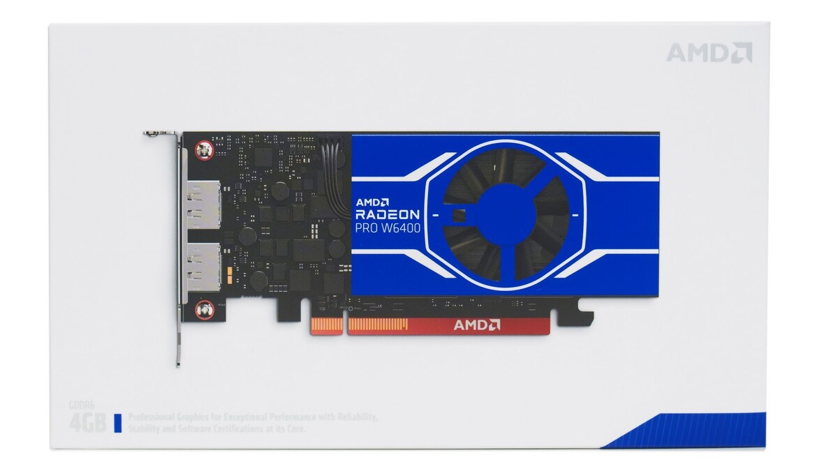 AMD Radeon Pro W6400 Review: Low Power RDNA 2 For Budget Workstations