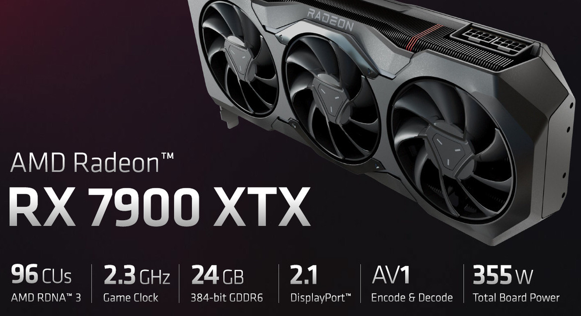 AMD Unveils Radeon RX 7900 XTX And 7900 XT For Performance-Per-Watt Gaming Leadership