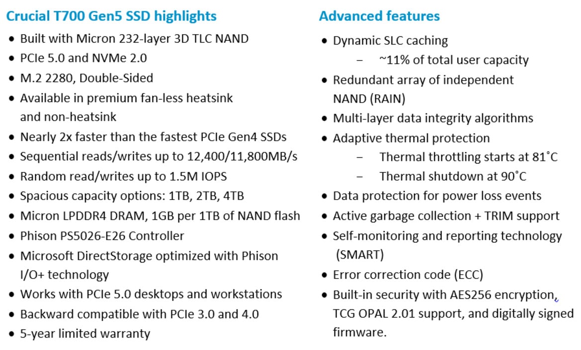 Crucial T700 Review: The Fastest PCIe 5 SSD For Enthusiasts