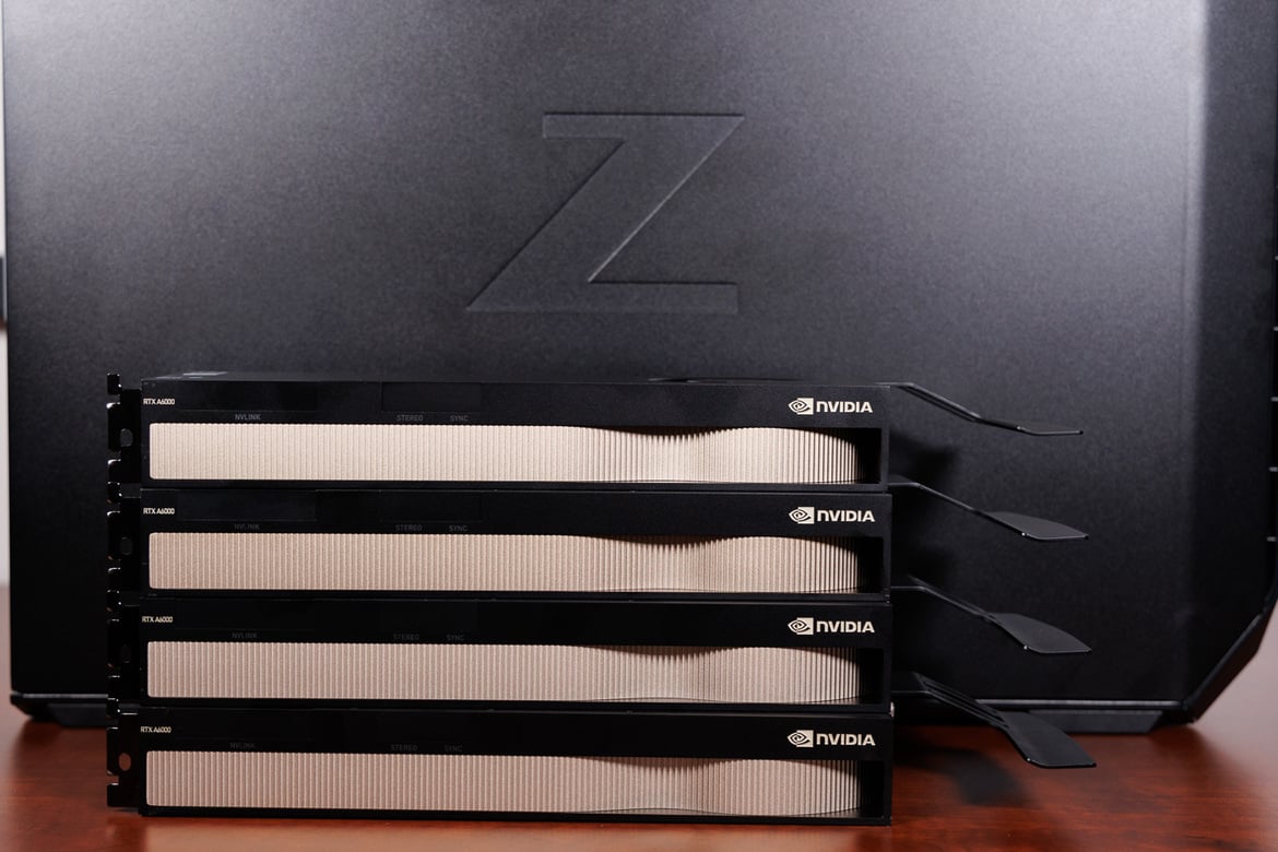 HP Z8 Fury G5 Workstation Review: Xeon W & Quad RTX A6000 Power