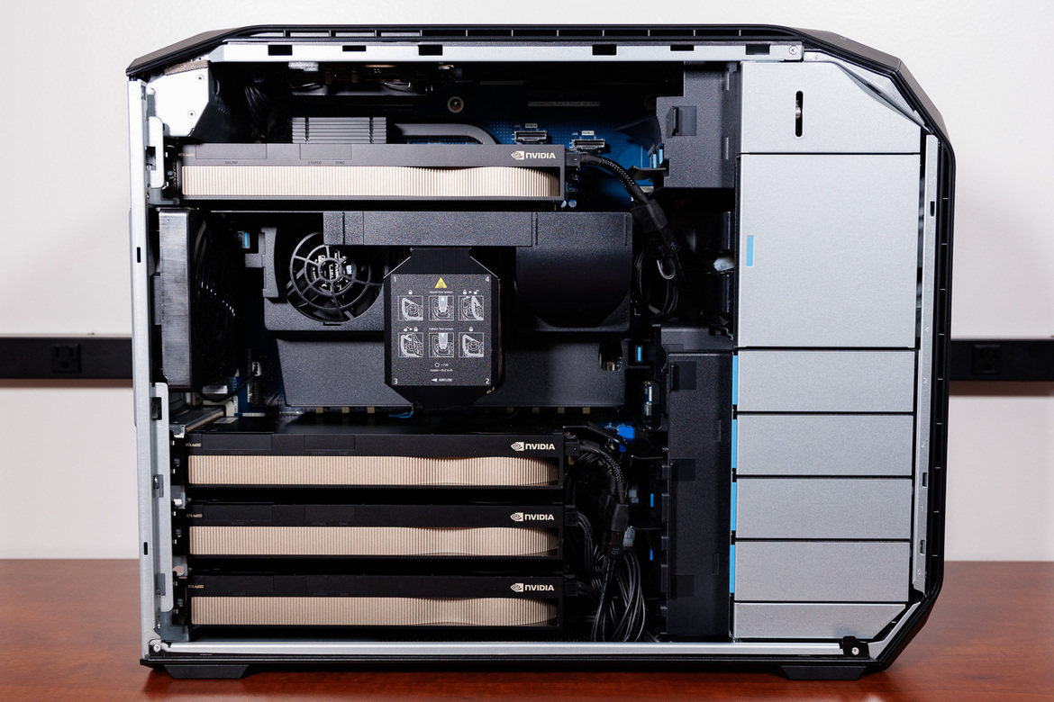 HP Z8 Fury G5 Workstation Review: Xeon W & Quad RTX A6000 Power
