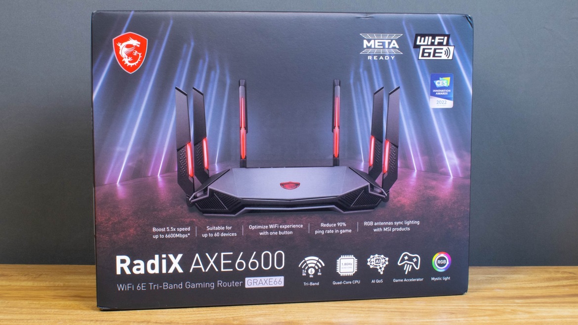 MSI RadiX AXE6600 Gaming Router Review: Speedy Wi-Fi 6E Networking