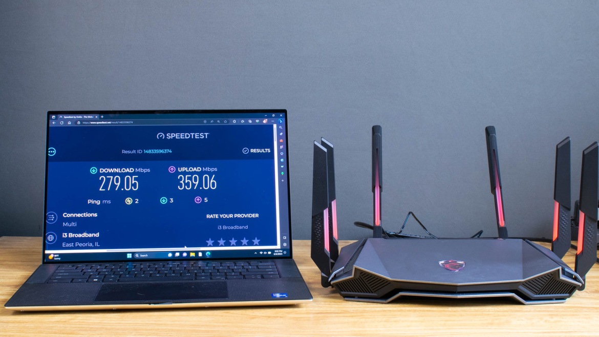 MSI RadiX AXE6600 Gaming Router Review: Speedy Wi-Fi 6E Networking