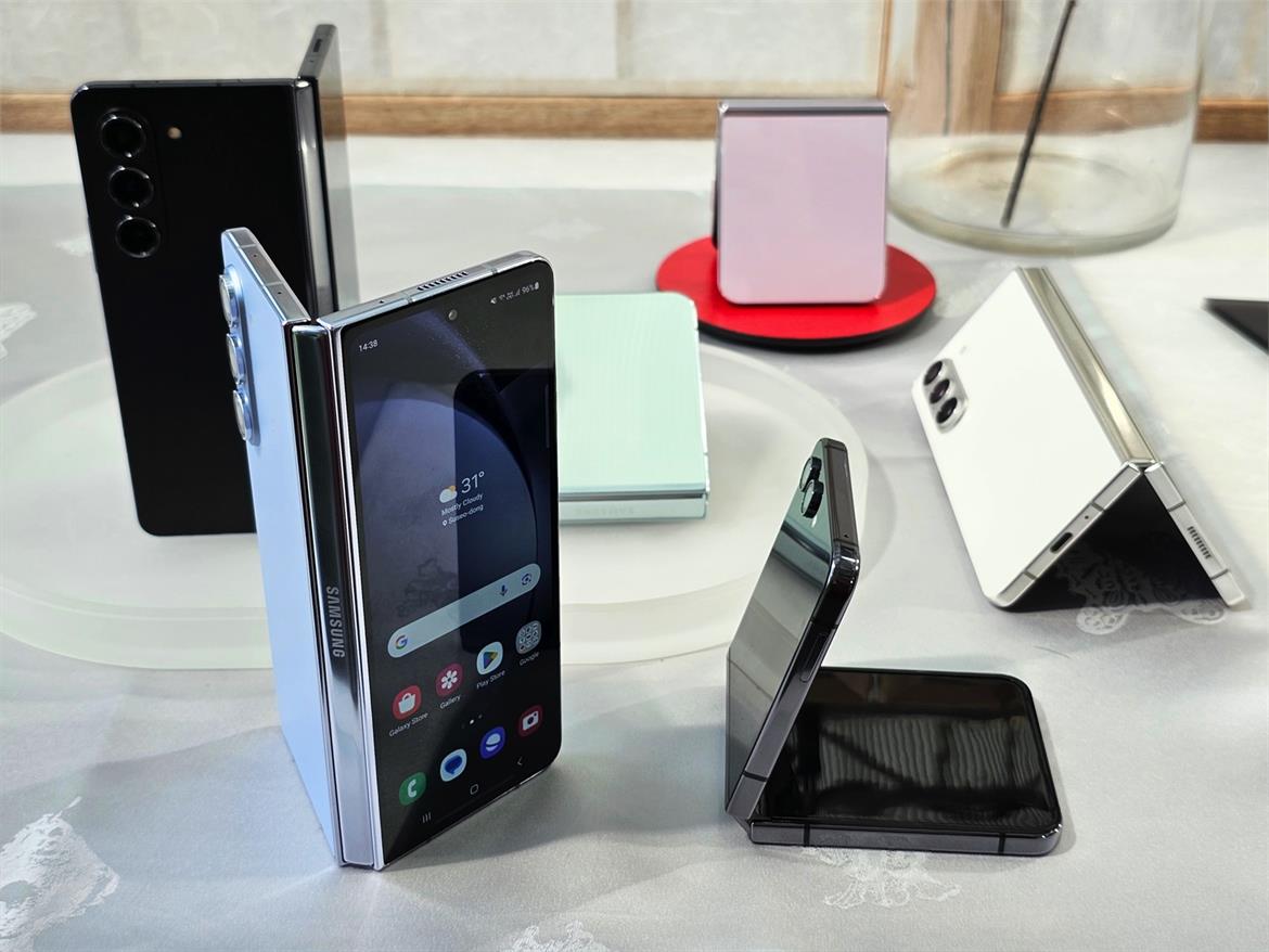 Samsung Galaxy Z Flip5 And Z Fold5 Hands-On: Refining The Folding Phone Formula