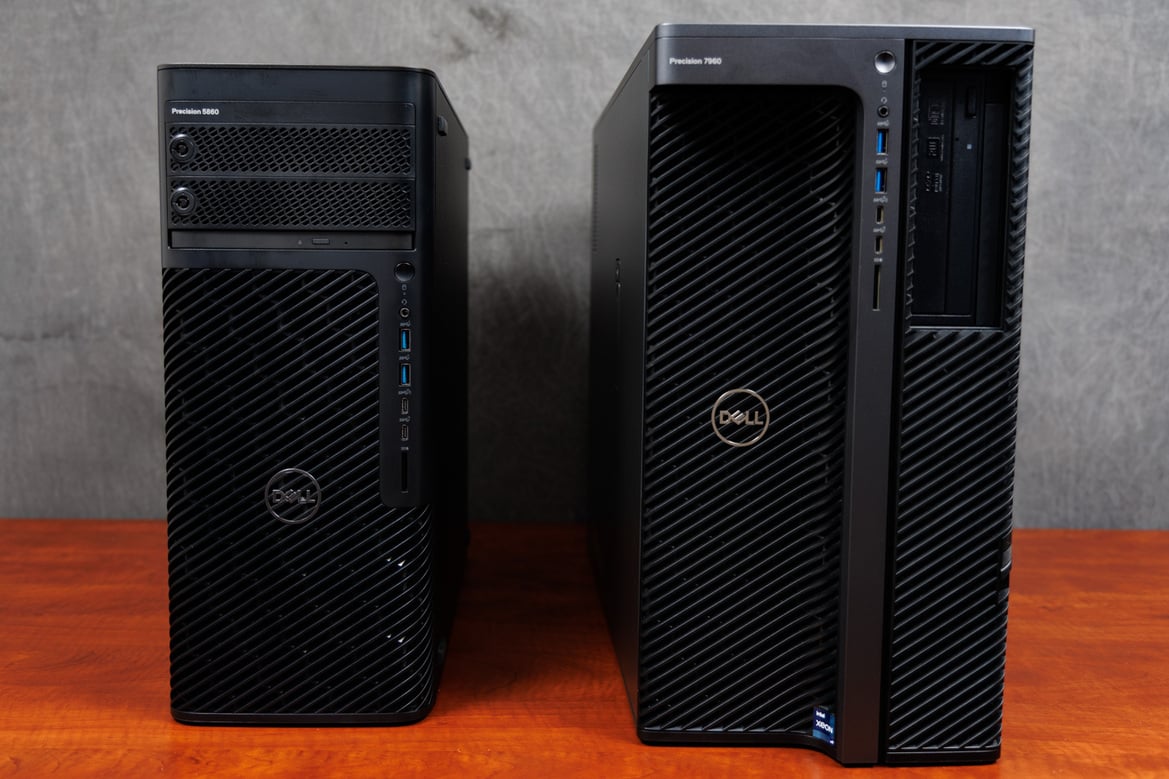 Dell Precision 7960 And 5860 Review: Powerful Workstations Up To 56 Cores