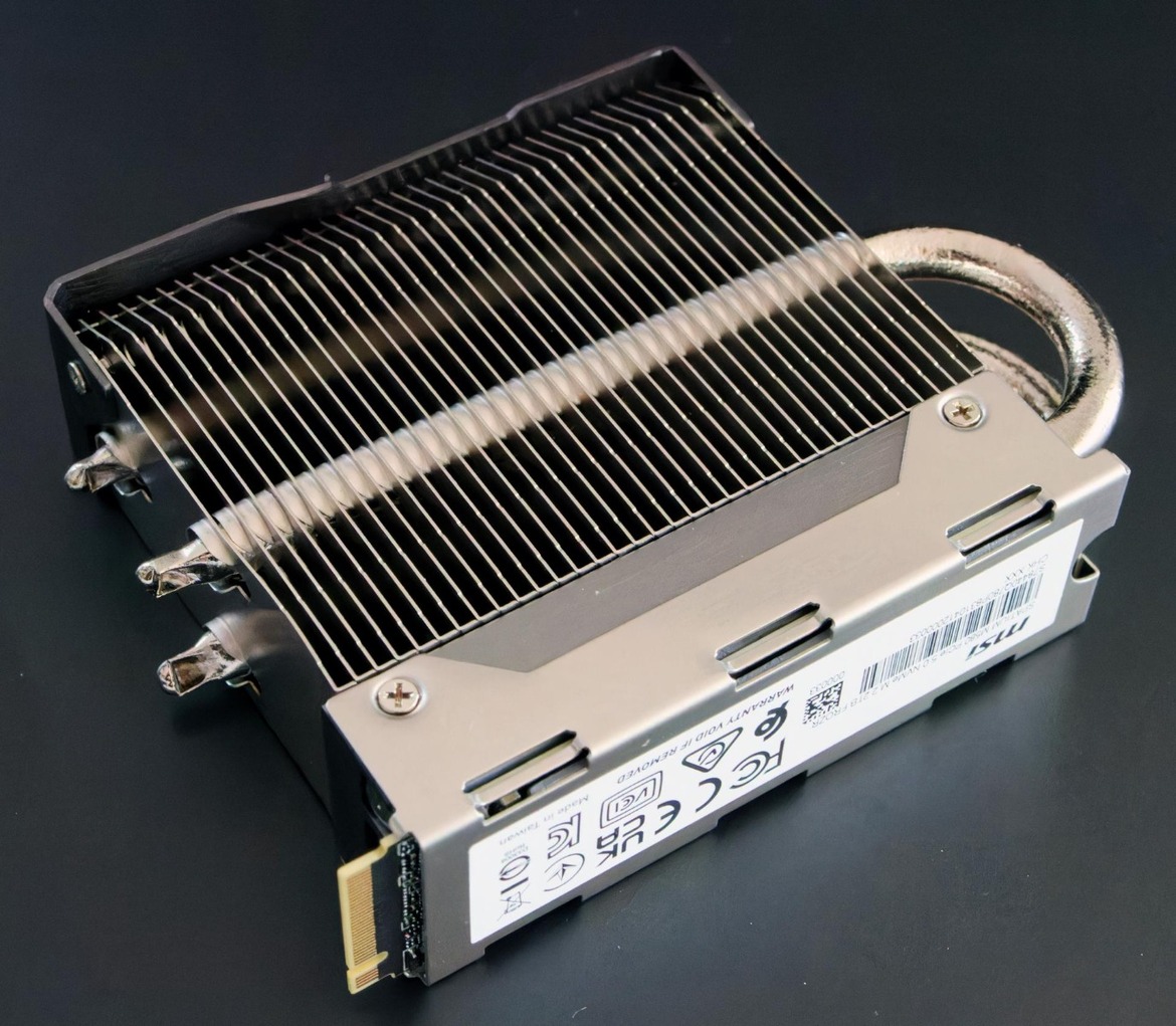 MSI Spatium M580 FROZR Review: Super-Fast SSD Tower Of Power