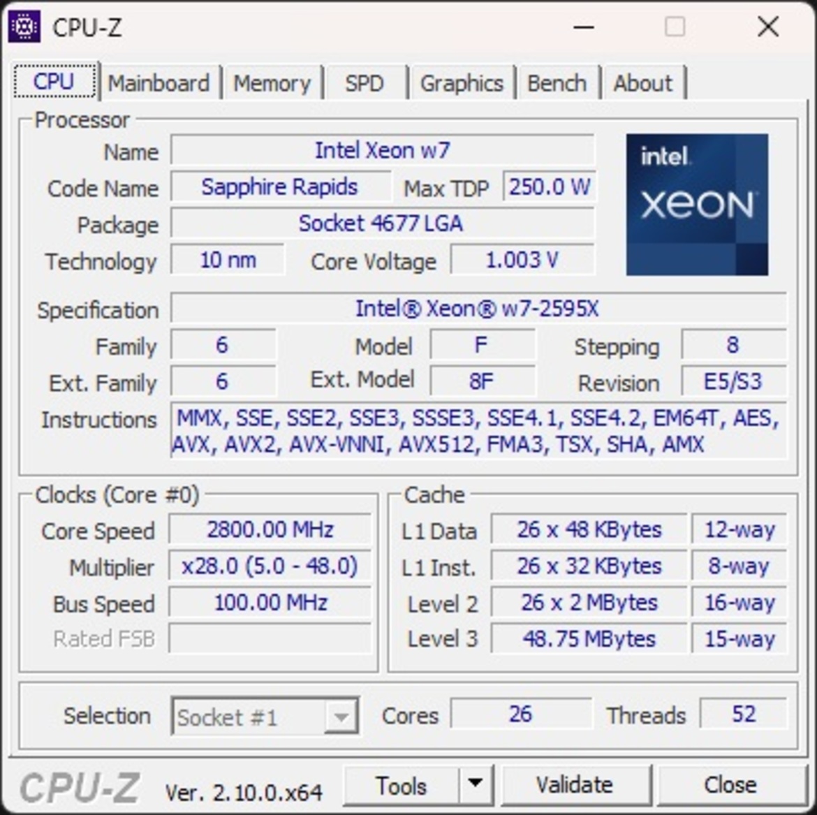 Intel Xeon w7-2595x Review: All P-Core Pro Workstation Power