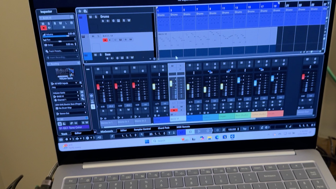 Snapdragon Laptop Rocks Steinberg Cubase For Music Production