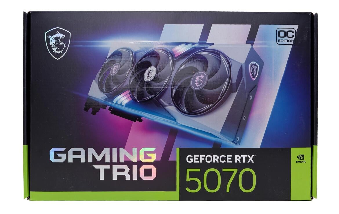MSI GeForce RTX 5070 Gaming Trio Review: Boosted Mid-Range Blackwell