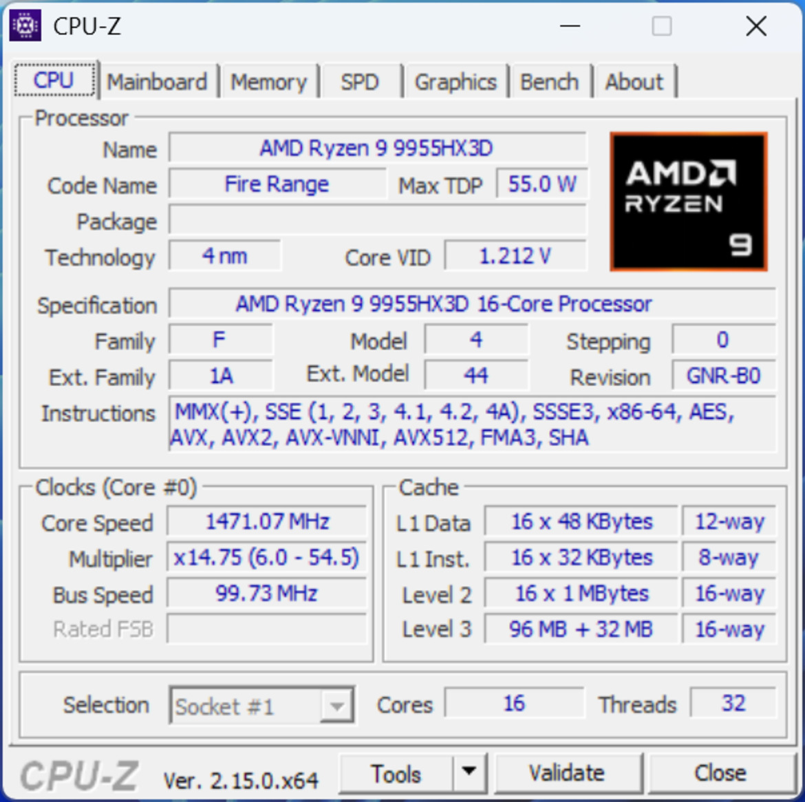 AMD Ryzen 9 9955HX3D Fire Range HX3D Exclusive: Gaming Laptop Supercharger