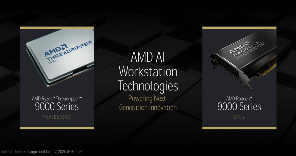 Threadripper 9000 And Radeon AI Pro 9000: AMD’s Workstation Power-Up Unveiled